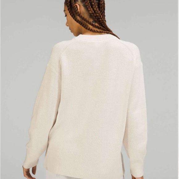 EUC Lululemon merino wool ribbed crew neck sweater - Picture 2 of 12